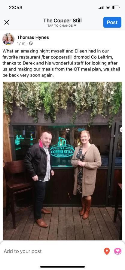 The Copper Still Bar Restaurant & Boutique Rooms Dromod Bagian luar foto